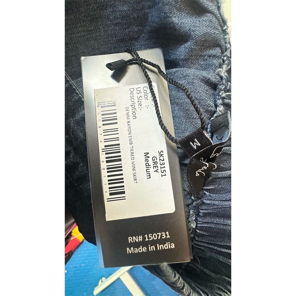 Young Threads Women's M Multicolor Patchwork Mini… - image 2